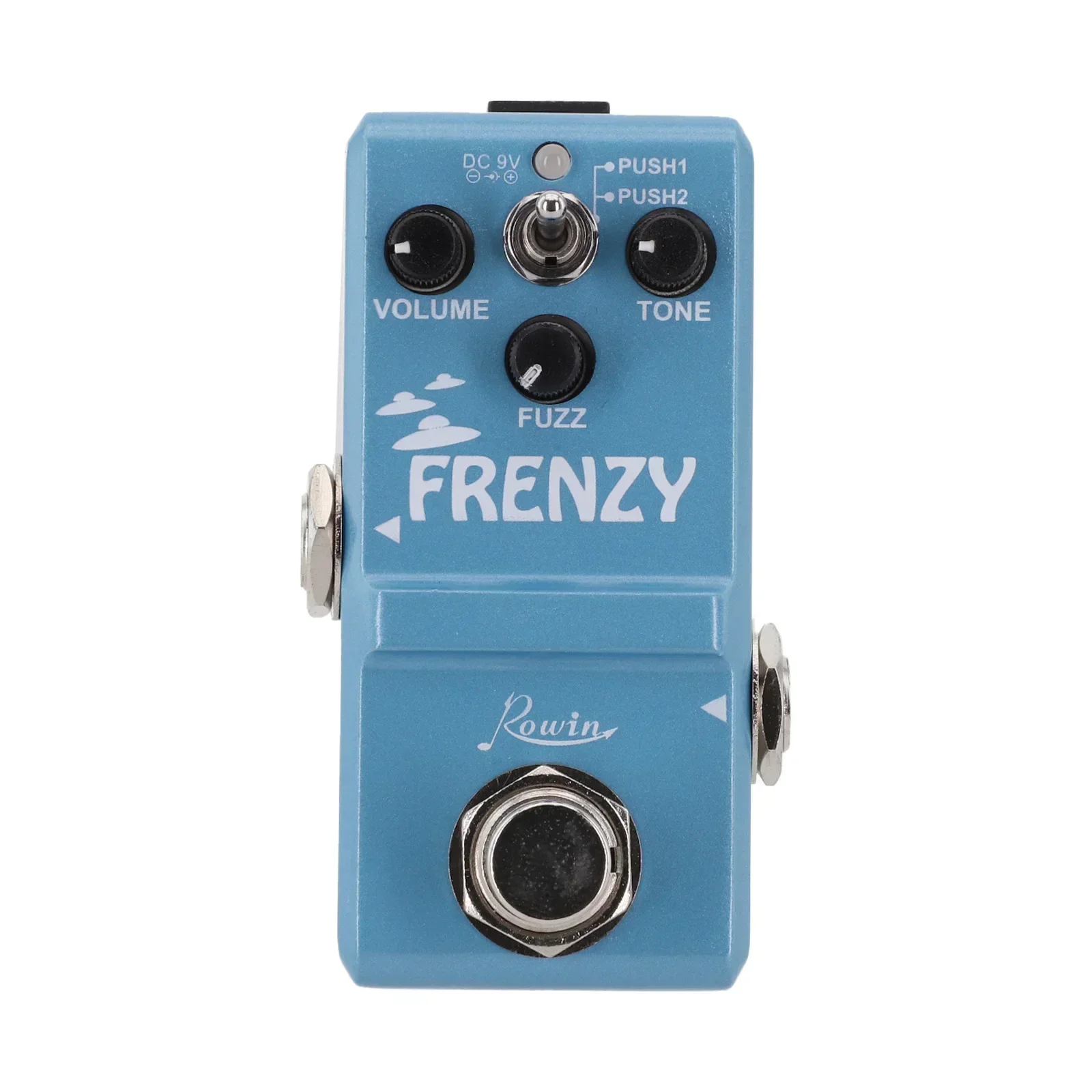 

Rowin LN322 Sturdy Mini Electric Guitar Fuzz Pedal with Unique Vintage Tone Ideal for Creative For Bass Playing