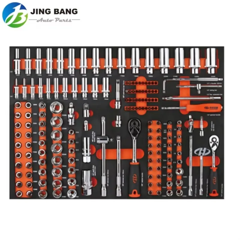 Tool Trolley With 7 Drawers 352 PCS Tools For Auto Workshop International Version