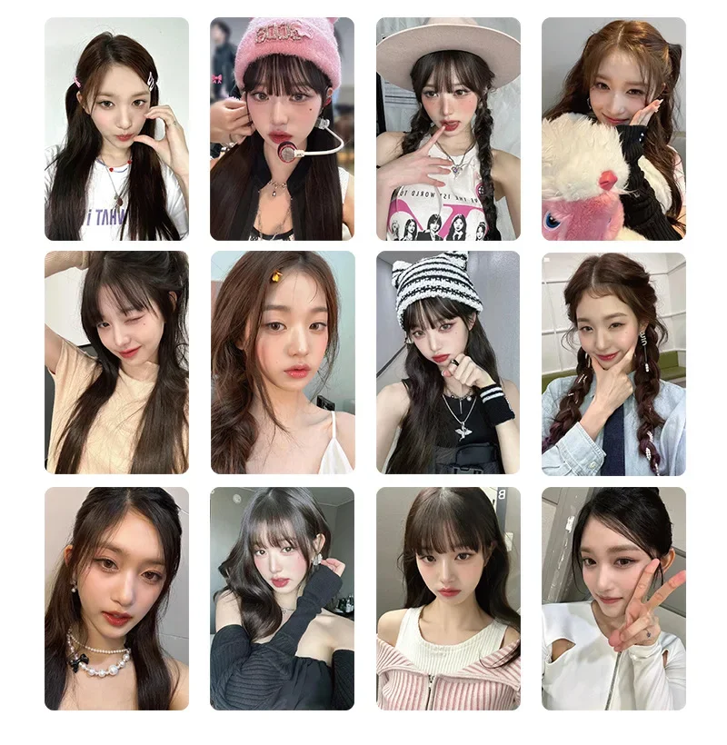 55 pz/set Kpop Lomo Cards Jang WonYoung Yujin photobcards Photo Print Lomo Card cartoline fan Collection cartoline Photo Card