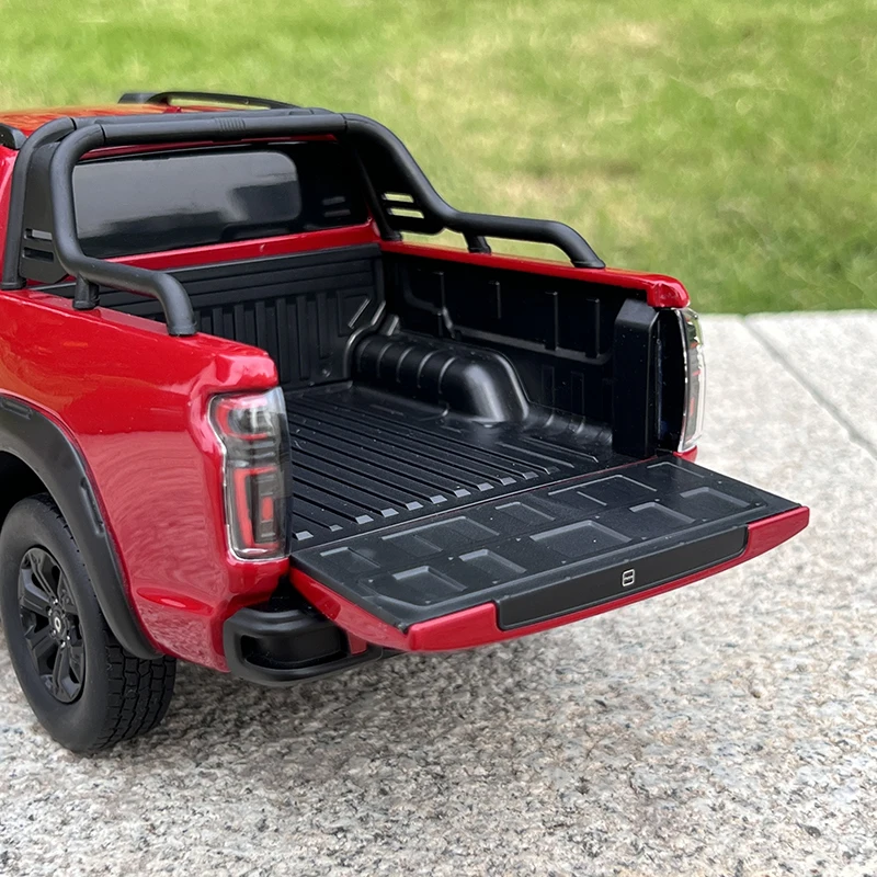 GWM POER Alloy Car Model, Pickup Truck, Bluetooth Remote Control Vehicle Model, Adult Collection, Desktop Decoration, 1: 18, New