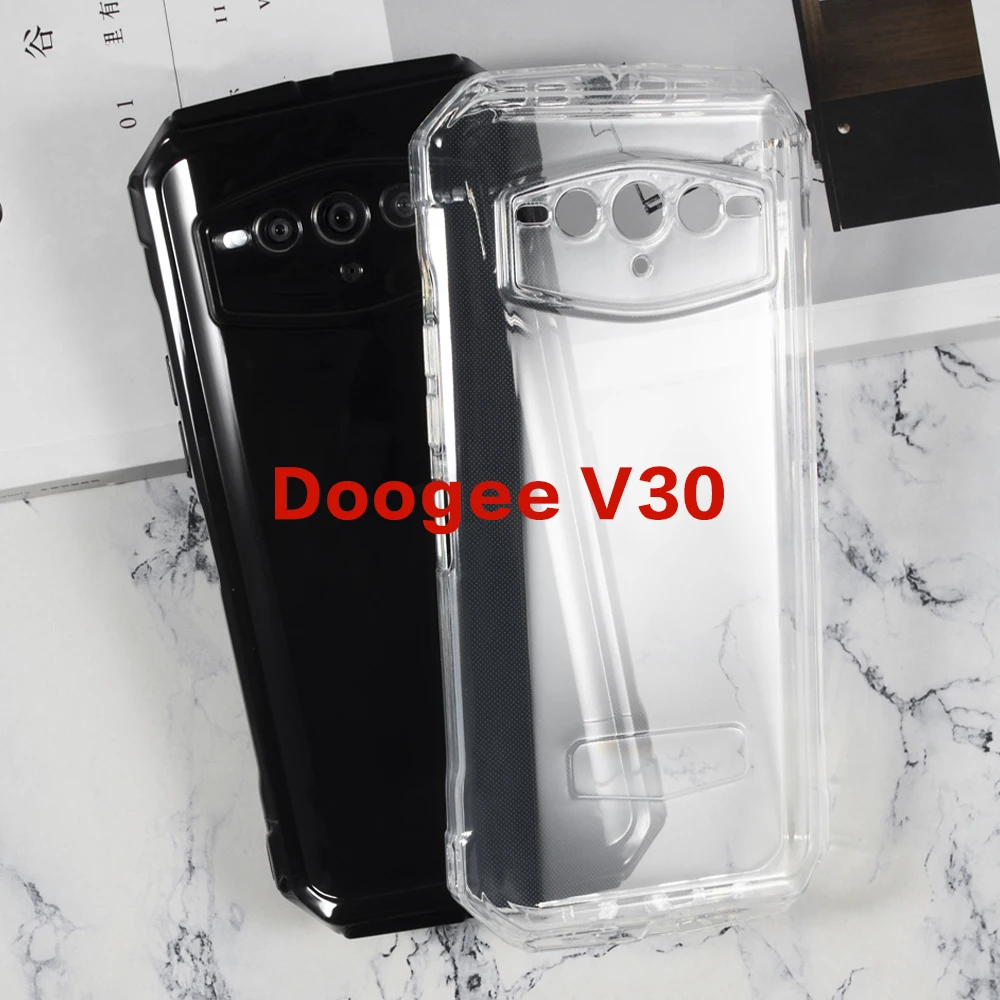 Full Camera Protection Case For Doogee V30 Gel Pudding Silicone Caso Phone Shell For Funda Doogee V30 Soft TPU Case Cover 6.58\