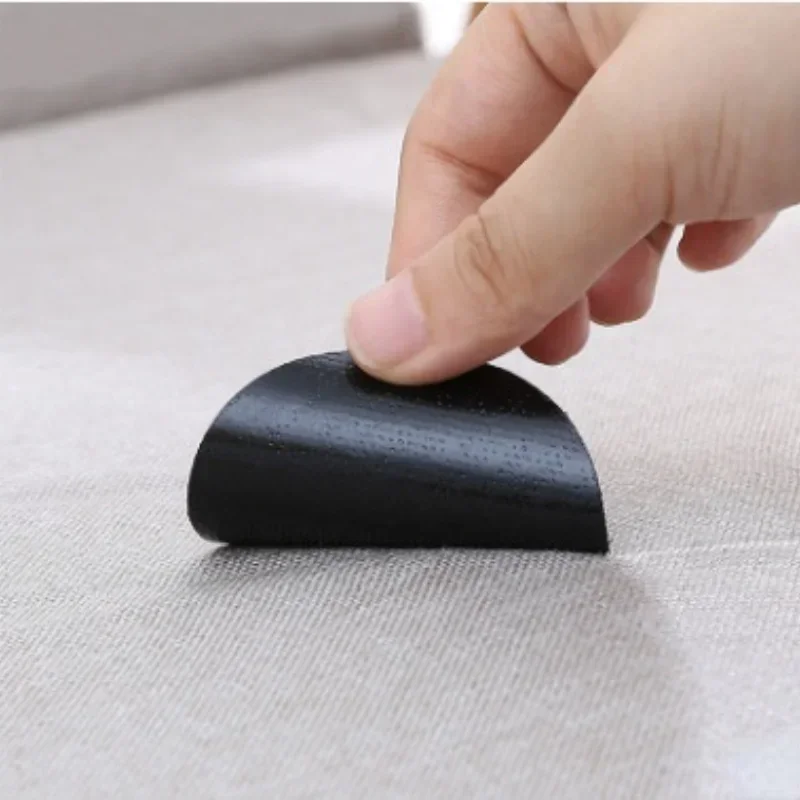 5PCS Non-Slip Stickers Self Adhesive Hook Loop Fastener Tape Locking Dots Bed Sheet Sofa Fix Clip Floor Rug Carpet Mat Gripper