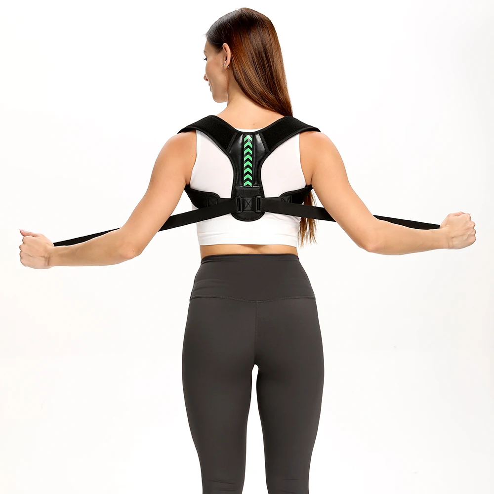 1pcs  Adjustable Posture Corrector Upper Back Brace Neck Shoulder Support Belt for Women And Men Spine Back Support
