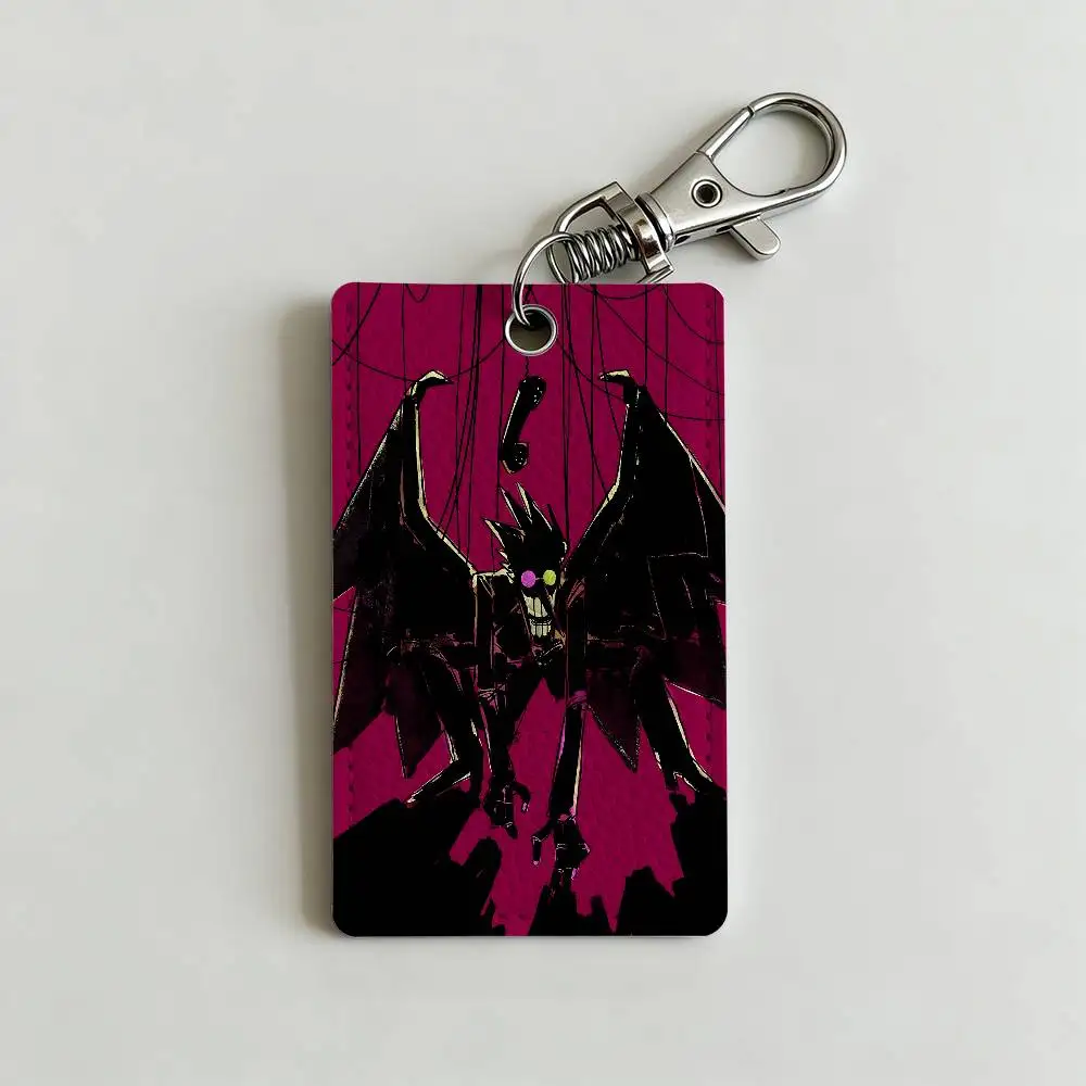Game D-Deltarune Spamton Card Holder Keychain Badge Holder Card Pass Hang Rope Lariat Lanyard for Key Rings Accessories Gift