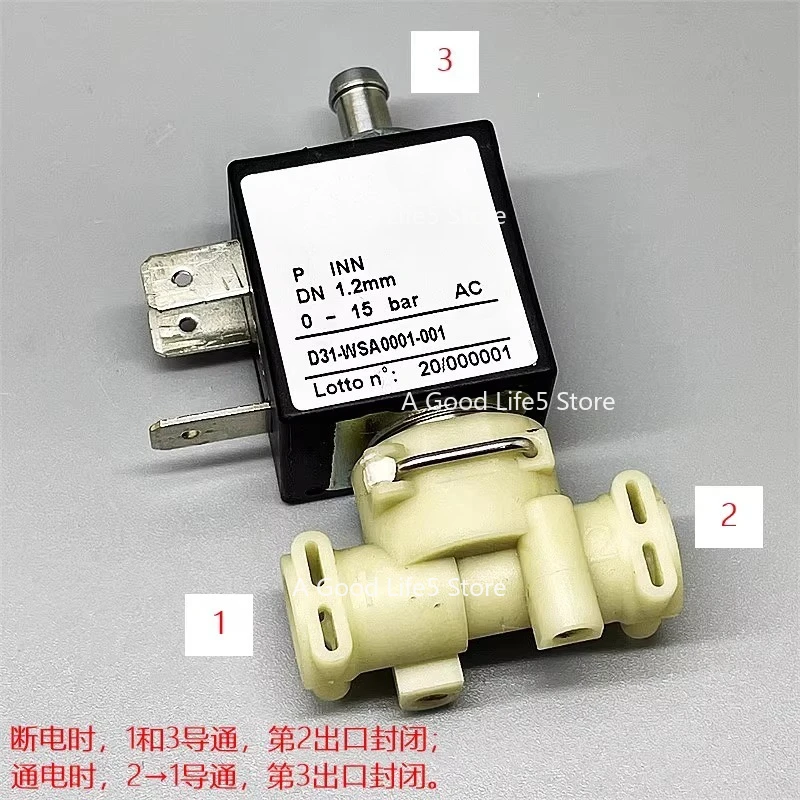 

Applies To ODE Coffee Machine Accessories D31 Solenoid Valve/water Valve, Two-way 220V