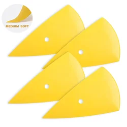 2Pcs Window Tint Squeegee Triangle Film Scraper Card Scraper Tint Tools Vinyl Wrap Triangle Corner Squeegee Film Installation