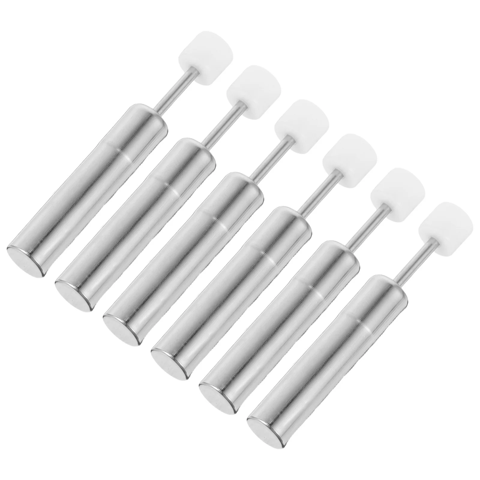 

6Pcs Wastebasket Soft Closing Damper Steel Nylon Trash Can Lid Replacement Kitchen Garbage Can Slow Closing Mechanism