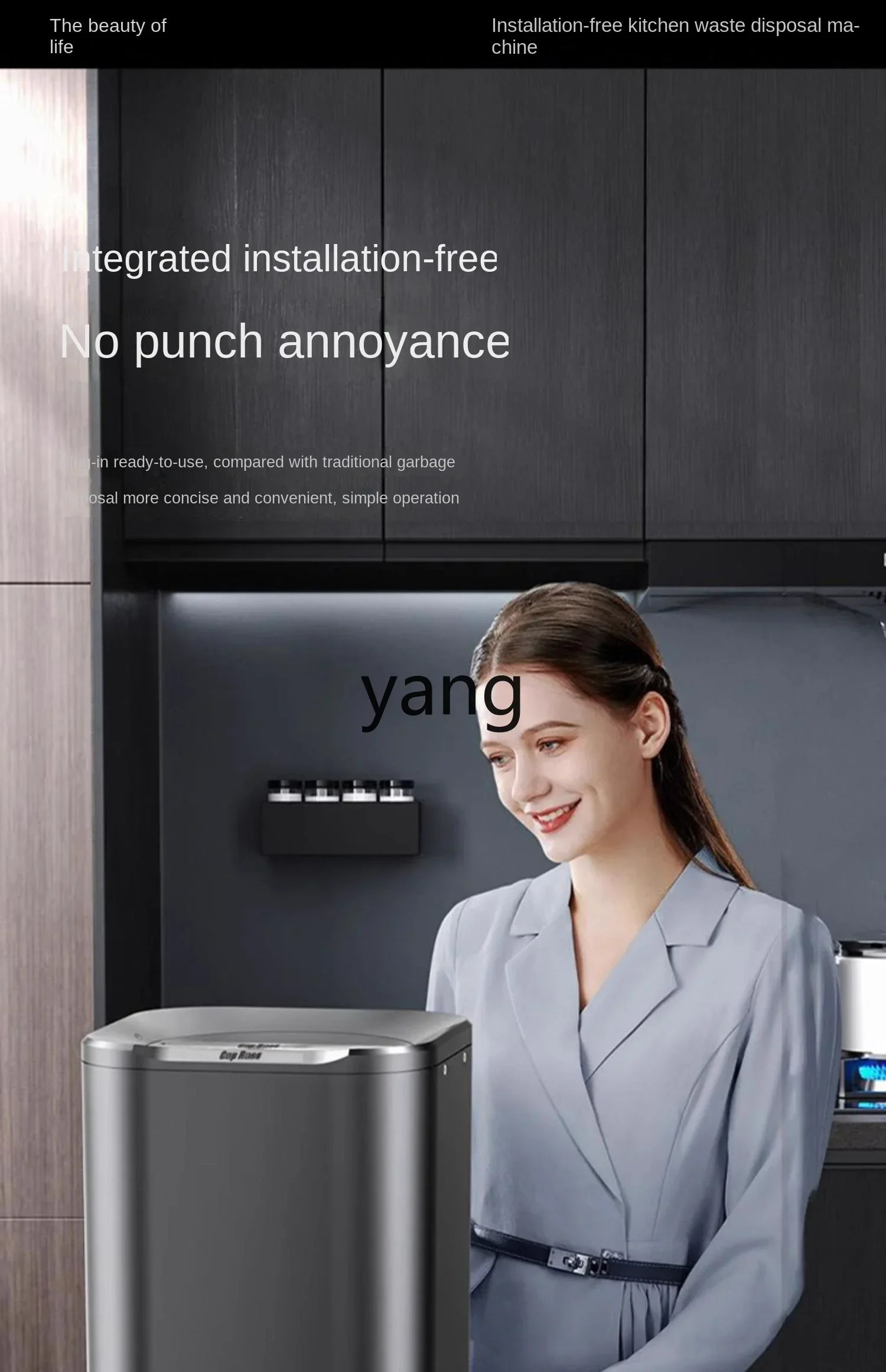 LH Kitchen Drying Crushing Drying Household Wet Garbage Conversion Fertilizer Machine