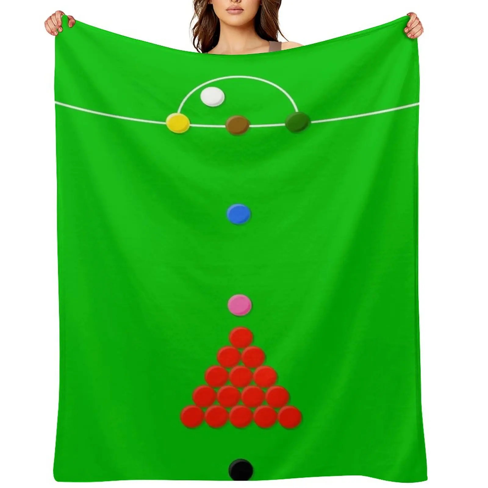 

Snooker Table Graphic Print Throw Blanket Giant Sofa Beautifuls christmas decoration Thins Blankets