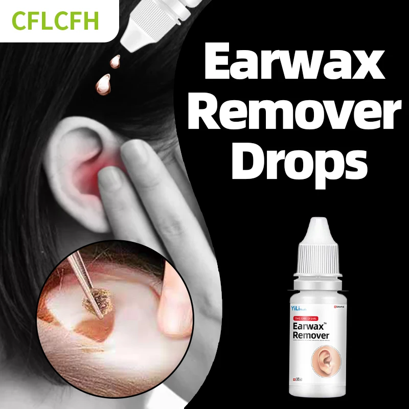 

Ear Wax Cleaner Herbal Ear Drop Ear Pick Remove Ears Pain Itching Tinnitus Otitis Media Cure Medicine Drops 10Ml