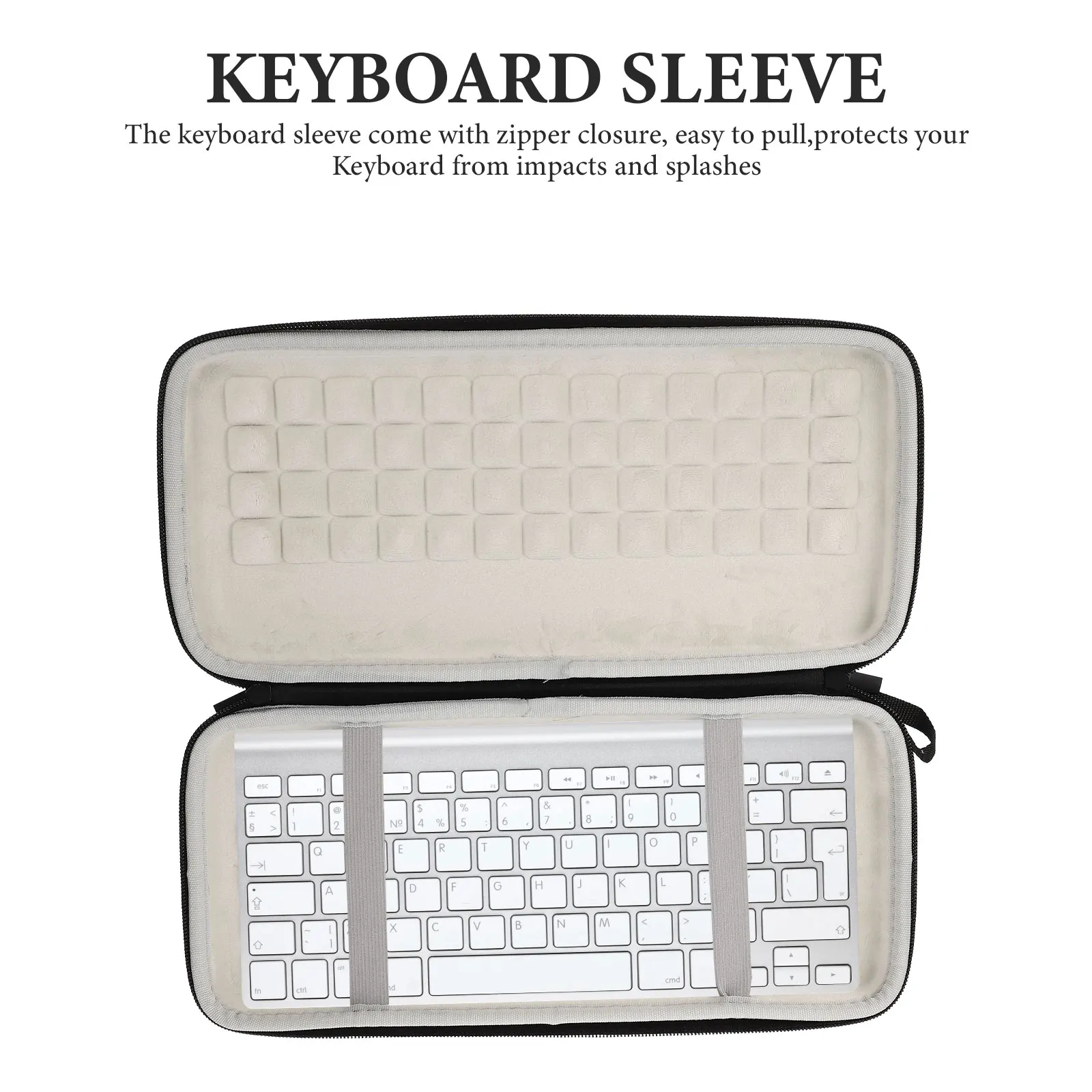 

Keyboard Storage Bag Wireless Pouch Carrying Pop Mechanical Sleeve Universal Case Travel for Pu Computer