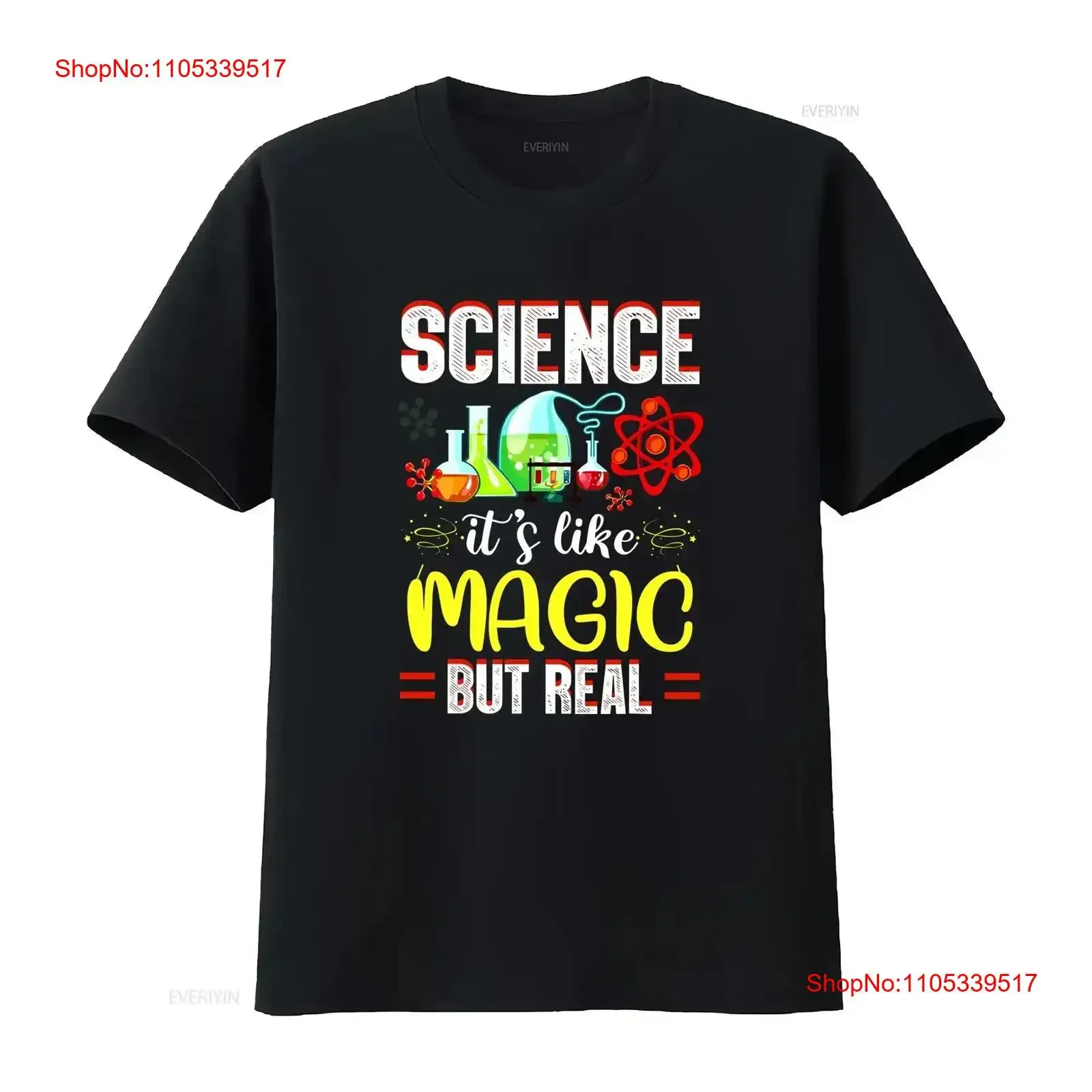 Wissenschafts-T-Shirt: Es ist wie Magie, aber echt. Für Lehrer, Wissenschaftler, Liebhaber, als Geschenk. Vintage-Look, gewaschen, weich, modisch.