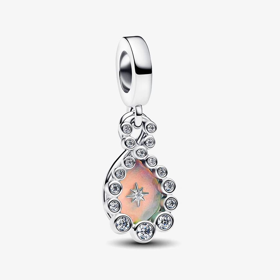2026 New 925 Silver Texture Cat Claw Bee Elephant Chameleon Bead Man Eating Flower Lantern Pendant DIY Exquisite Charm Jewelry image 3