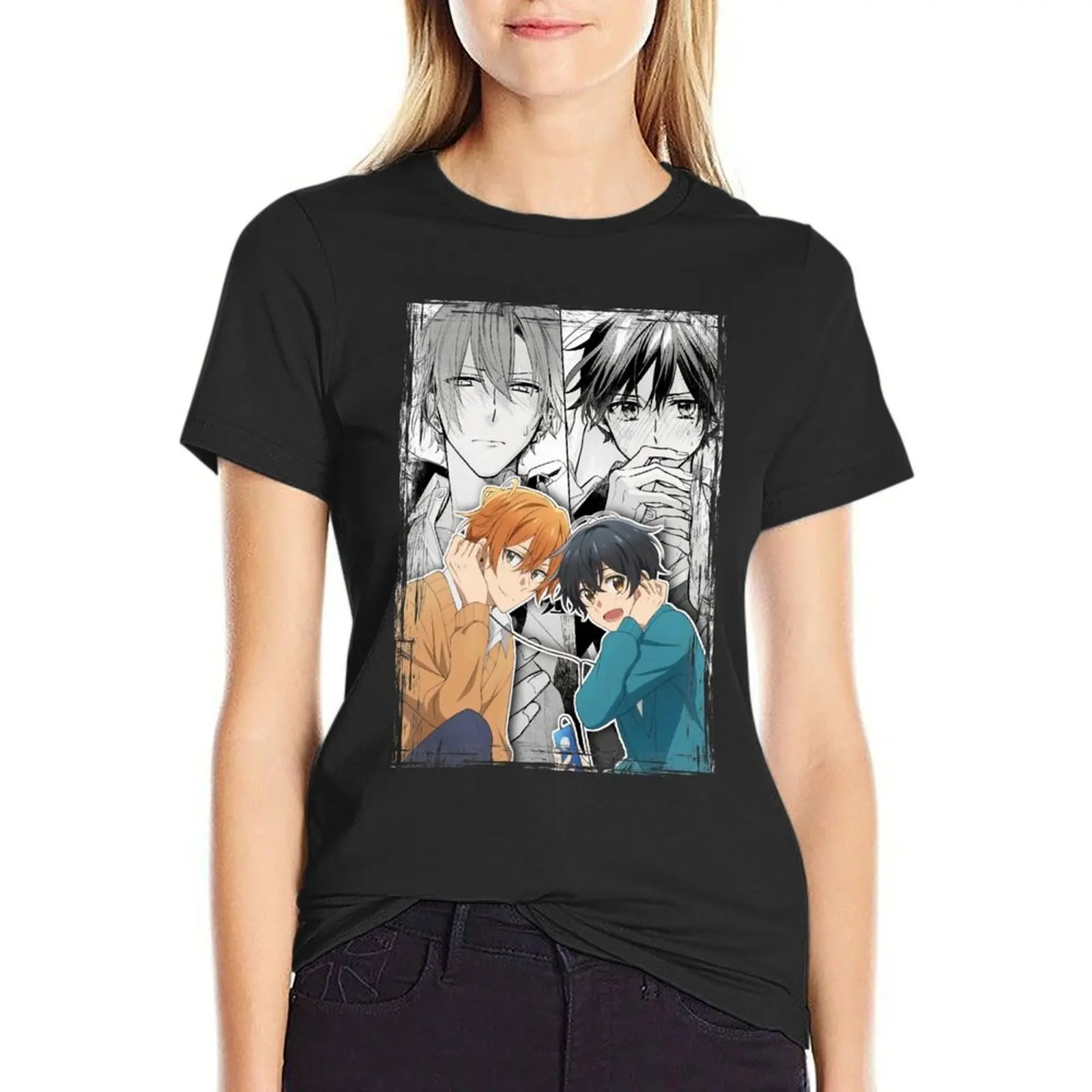 sasaki and miyano T-shirt anime clothes summer top tees t shirts for Women graphic