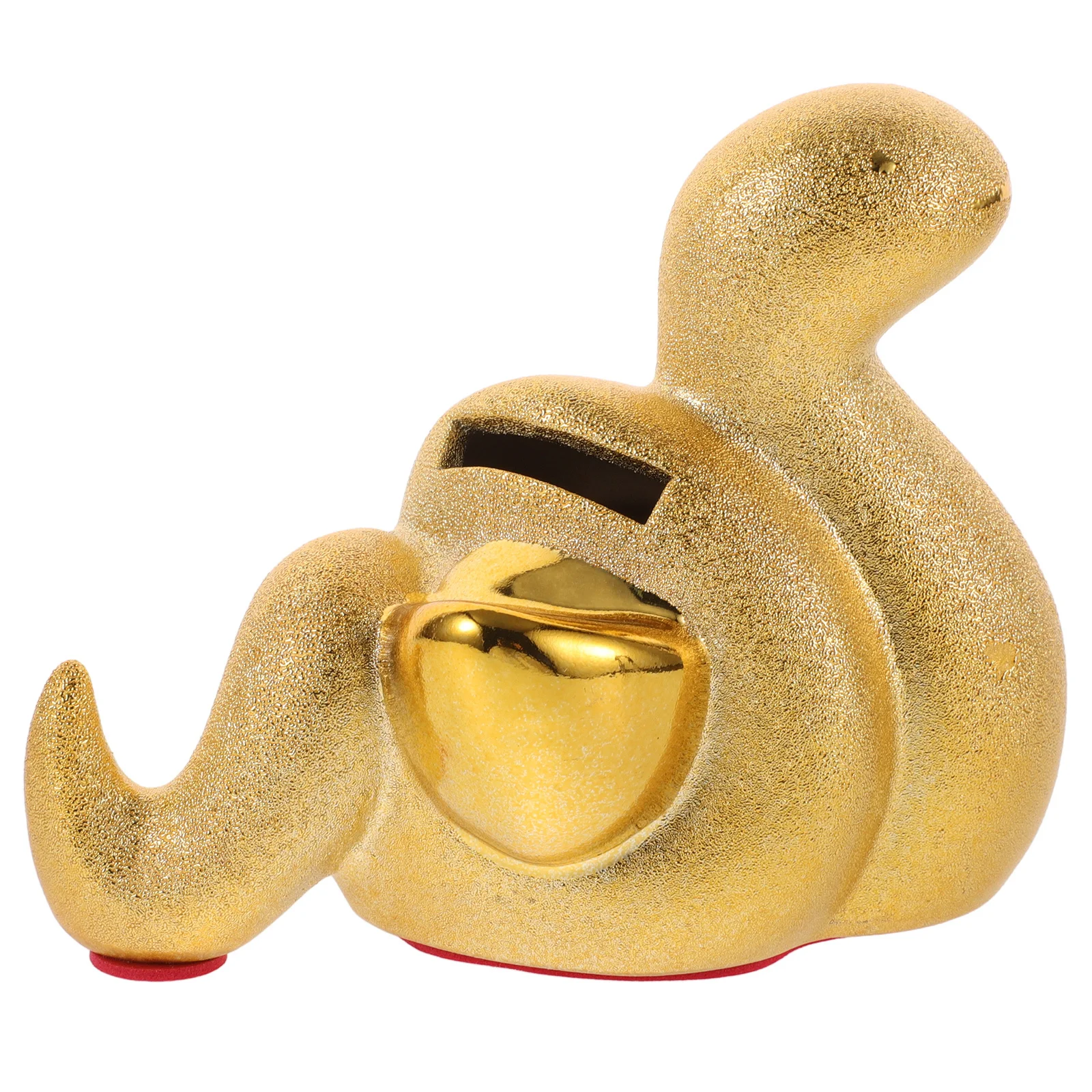 

Charming Ceramic Snake Money Jar Dual Purpose Decorative Saving Box Perfect for Holidays and Special Occasions