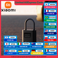 XIAOMI MIJIA Portable Air Pump 2，25%Speed Boost，Portable Electric Air Compressor Treasure，150PSI Type-C LED Multitool Inflator
