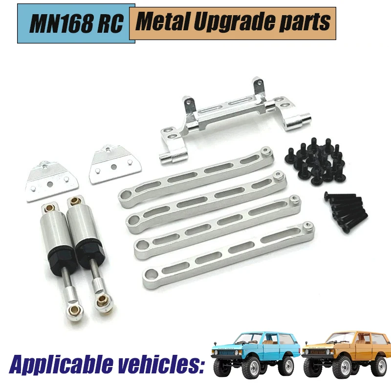 Metall Mn168 Upgrade Teile Metall 370 Motor Getriebe Metall Silber Teile 1/12 RC Auto Upgrade Teil Auto Zubehör Rc Werkzeuge