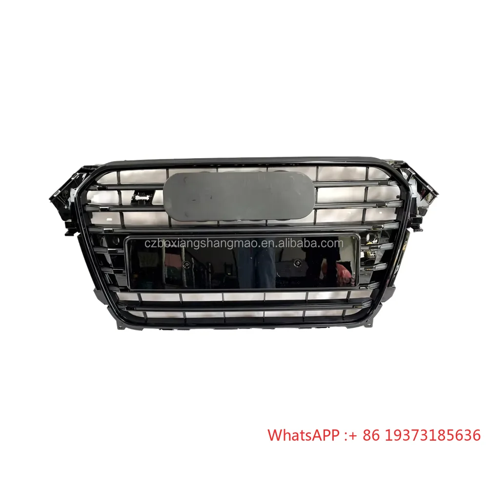 Best-Selling Auto Parts A4 Refit to S4 B8.5 Body Kit 2013-2015 Audi S4 Grill Front Bumper Grille New ABS Material