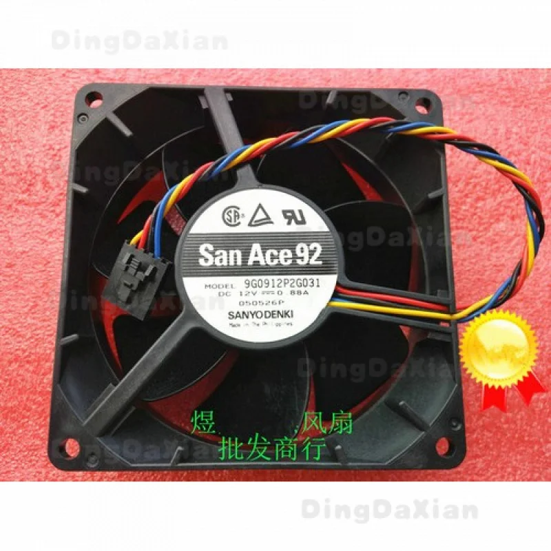 

Вентилятор охлаждения сервера D 1PC для SANYO 9032 9G0912P2G031 DC12V 0.88A, 4-проводной, 5-контактный