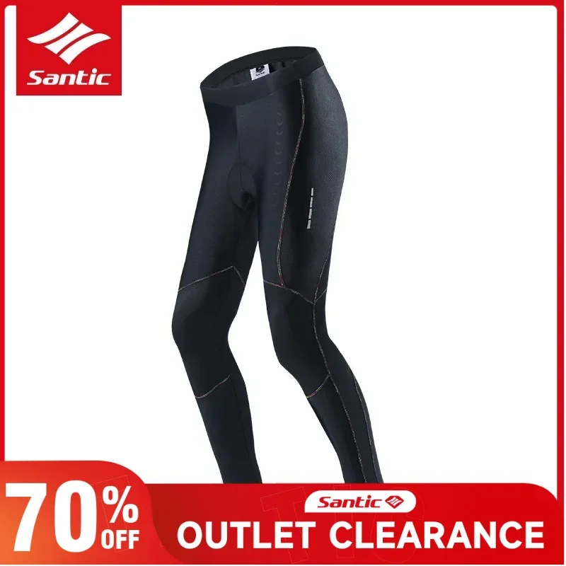 Santic Womens Cycling Pants Spring Summer Outdoor Quick Dry Bicycle Trousers Shockproof 4D Gel Padded MTB/Road Bike Riding Pants