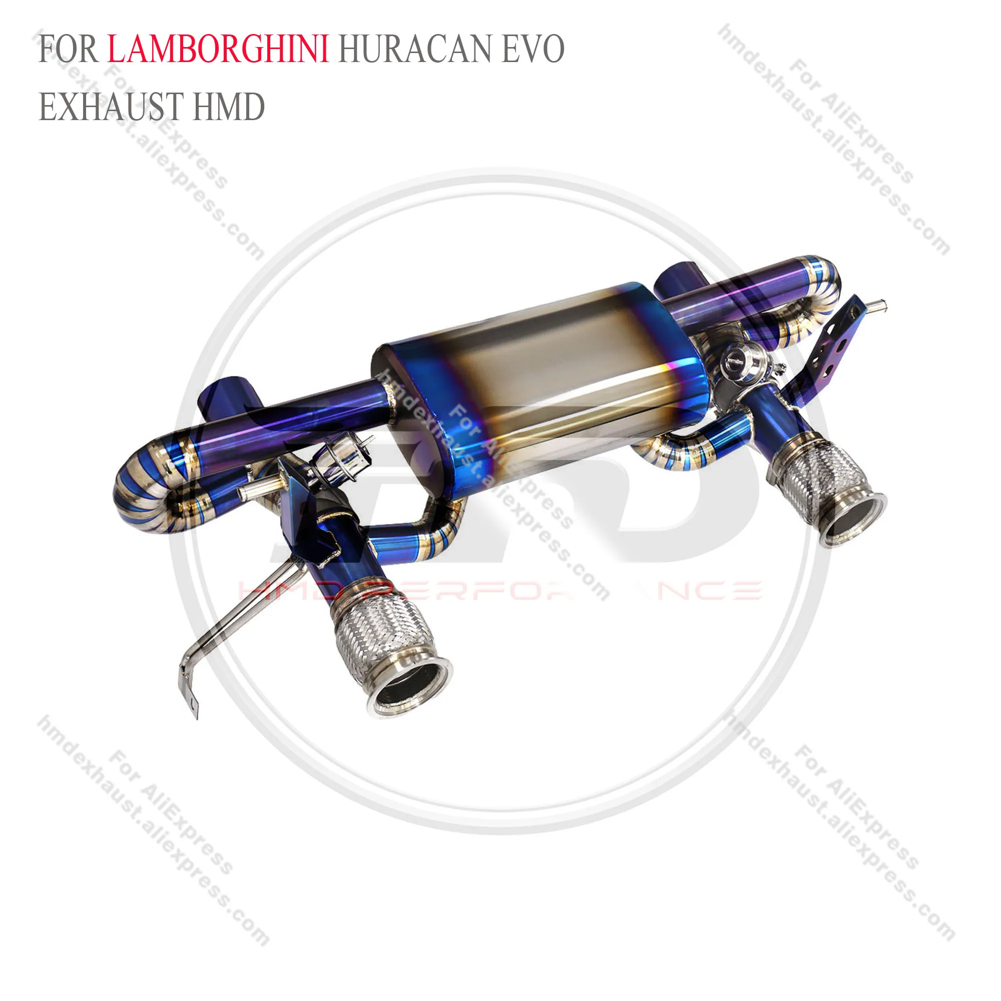 

HMD Ti Valved Catback для Lamborghini Huracan EVO 5.2 2019+ | Стена 70 мм/1,1 мм | Race-Certified | 9К Ф1 Хаул | TIG-сварной Pre