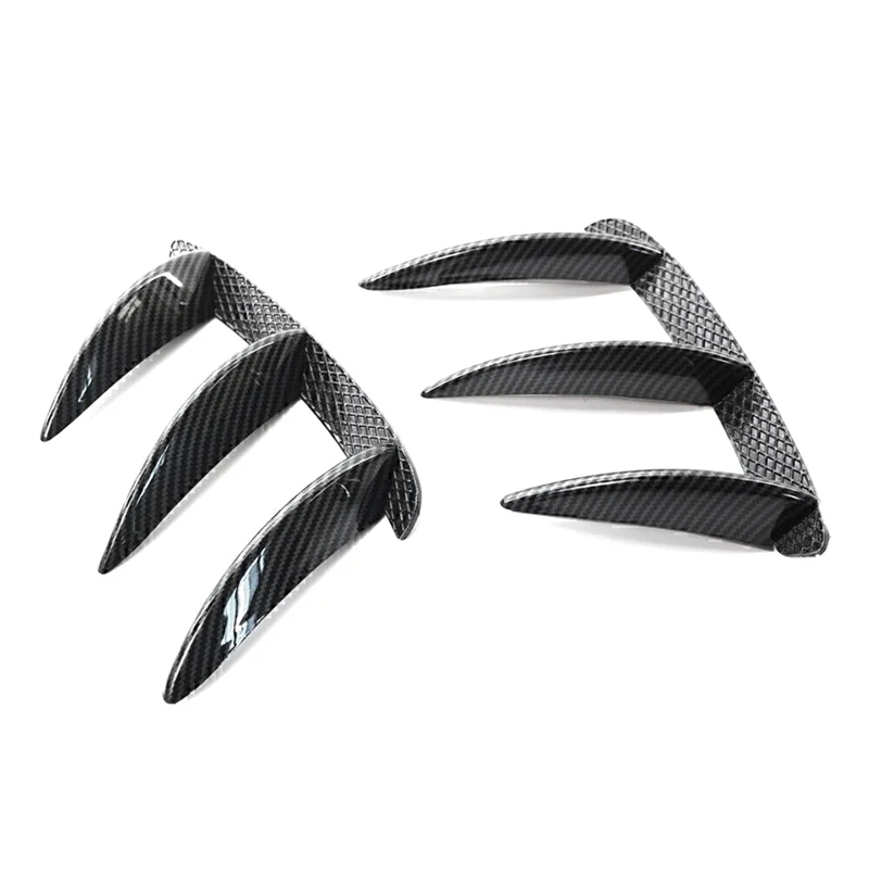 

A11M-автомобильный задний бампер из углеродного волокна, спойлер, боковое выходное отверстие, плавник Canard для Mercedes Benz A Class W176 A200 A260 для AMG