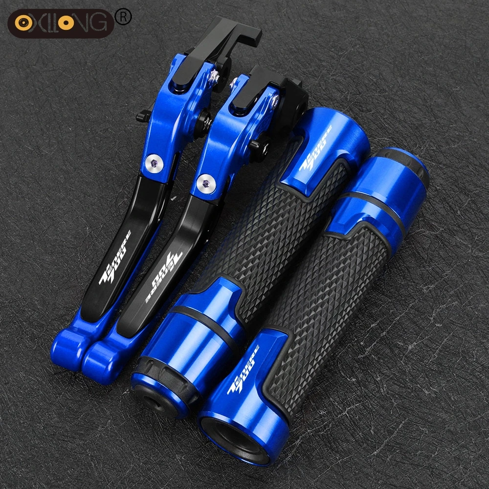 

FOR YAMAHA TENERE 700 2019 2020 2021 2022 2023 2024 Motorcycle Brake Clutch Levers Handlebar Handle bar Hand Grips ends Access