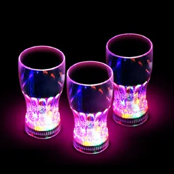 Bar Party Decor LED Glowing Plastic Cups Fashing Drink Luminous Lights Cup
