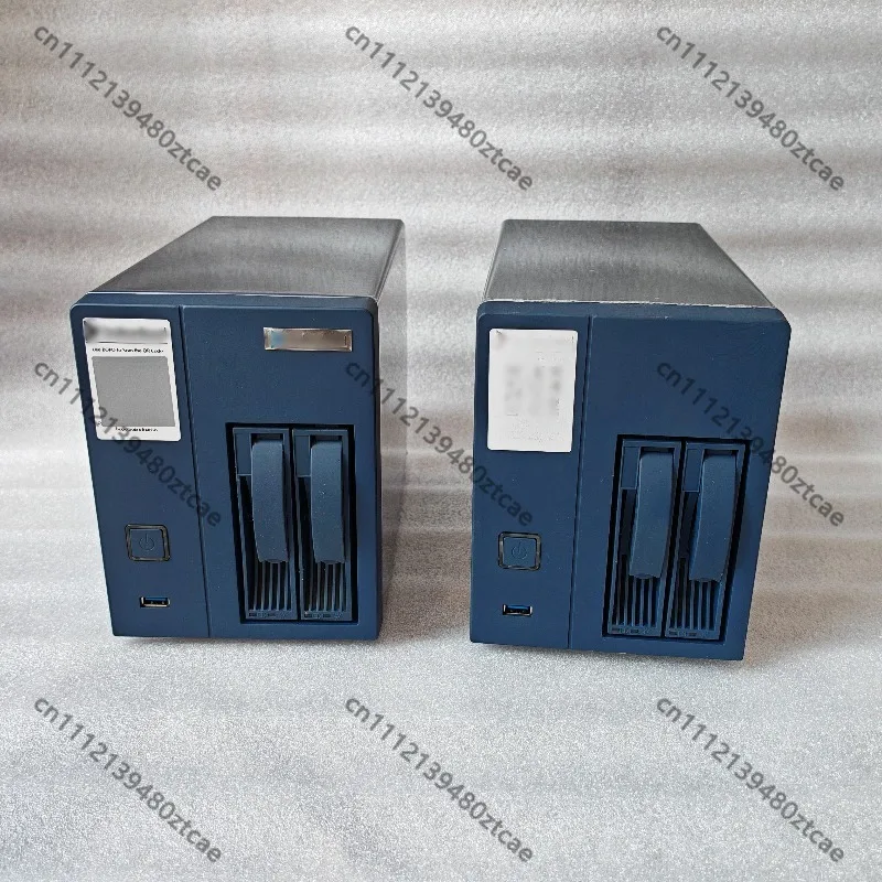 J3455 Quad Core Mini Host Dual 4 Bay NAS Storage Device 4K Media Player Home Theater Enterprise Data Storage Computer