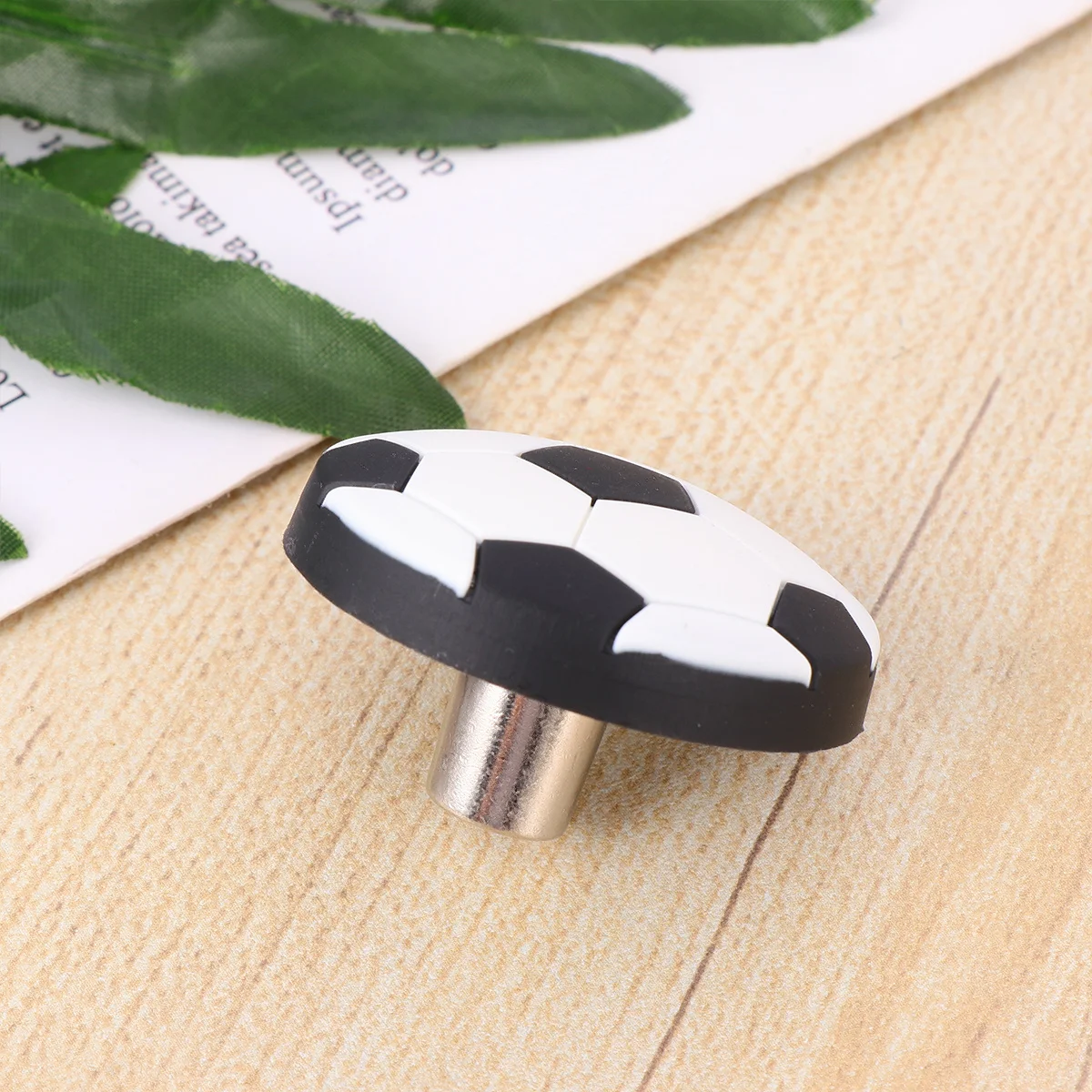 

4Pcs Football Style Door Handles Rubber Plastic Durable Fashion Cabinet Drawer Pull Wardrobe Room Grip Drawer Handle