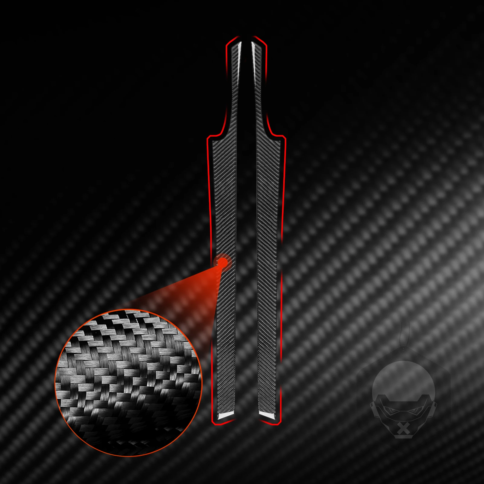 ألياف الكربون الحقيقية اكسسوارات السيارات الباب مسند الذراع لوحة غطاء الزخرفية لينة ملصق لسيارات BMW Z3 E36 1998 1999 2000 2001 2002 #5