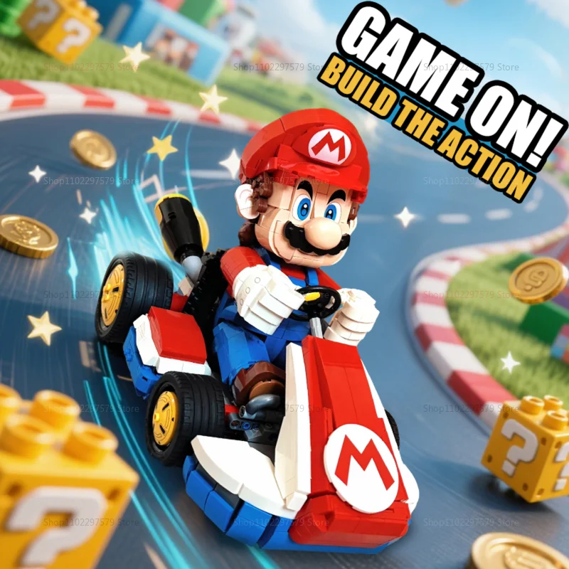 ชุดตัวต่อรถแข่ง NEW 1972 PCS สำหรับเด็กและผู้ใหญ่ ของเล่นเสริมพัฒนาการ ของขวัญวันเกิดและคริสต์มาส สำหรับนักสะสม