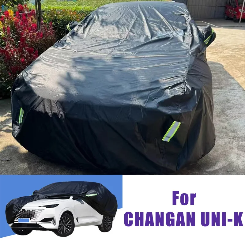 

For CHANGAN UNI-K Outdoor Protection Full Car Covers Set Sunshade Waterproof and Dustproof Exterior Accessories w/Storage Bag