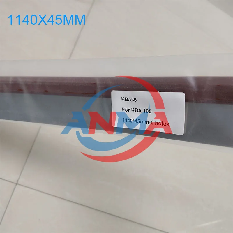 Wholesale 10Pieces Polyurethane Material Wash up Blade 1140X45X0.5mm Without hole For KBA 105 KBA36 Printing Machinery Parts