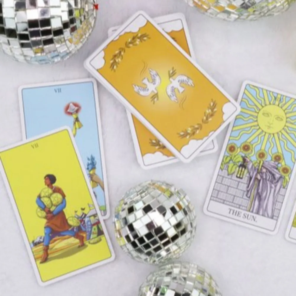 Kocok Tarot Collection B สับ World of RWS Tarot Deck 80 ชิ้นการ์ด A Creative Way of Telling A Story 10.3*6 ซม.