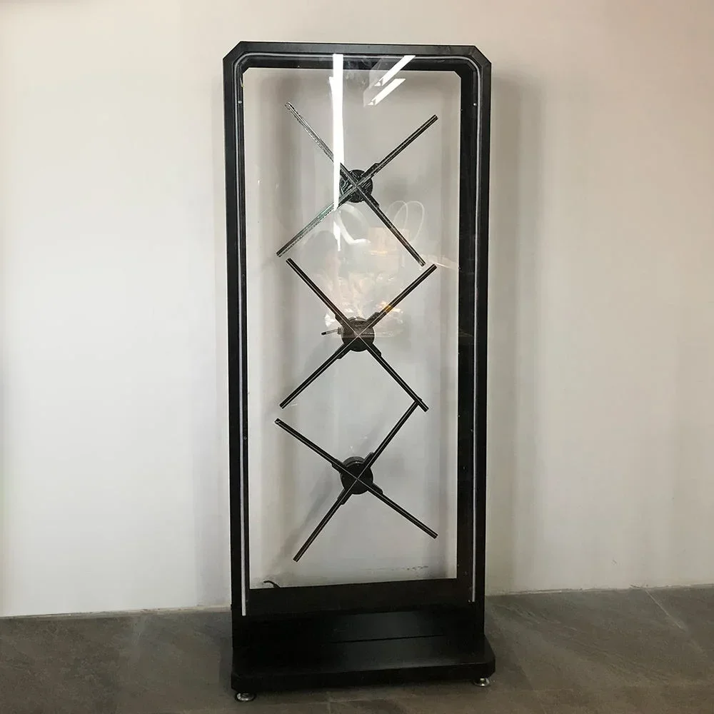 Custom Splicing HD Led Fan Hologram Equipment 3D Hologram Projector Hologram Projector Advertising Display Fan