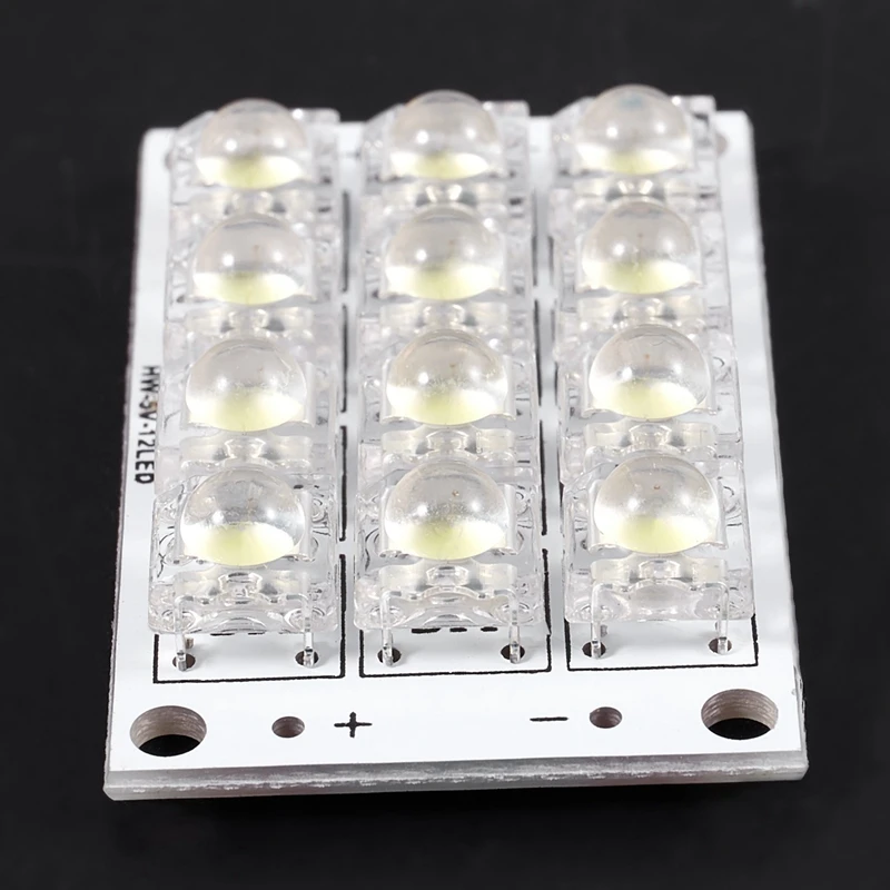 6X New DC 3V 5V 12 LED Super Bright White Piranha LED Circuit Board LED Lights Light Yacht