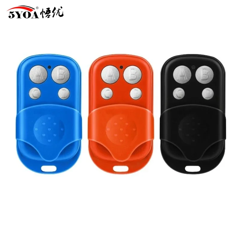 5YOA Metal Push Button Remote Control Transmitter ABCD Lock Unlock 4Button 433MHz Universal 4 Buttons Garage Door Opener Remote