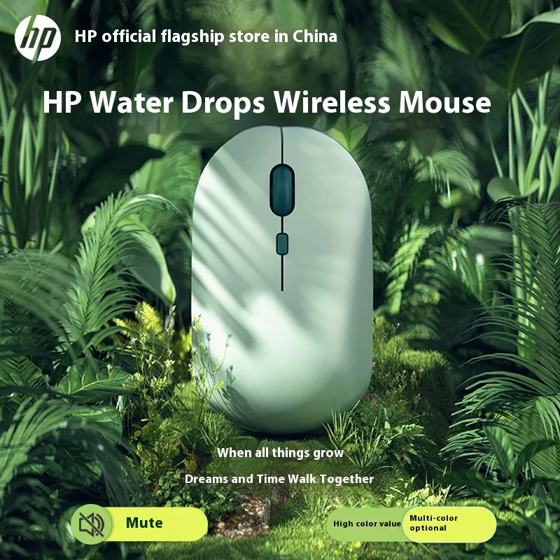 Water droplets Wireless Mouse Mute Male Female Cute Rechargeable Business Laptop Mouse Gift Silent Office official-website