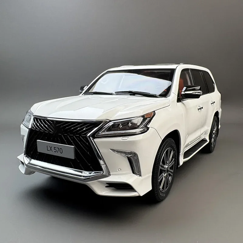 LCD 1:18 for LX570 off-road vehicle SUV alloy car model gift collection collector