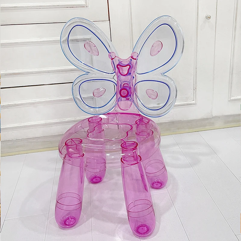 

Children's chair original butterfly design baby dining chair princess small stool