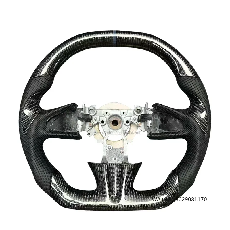 

Hot Selling Fine Workmanship Real Carbon Fiber Steering Wheel for Q50 Car Steering Wheel