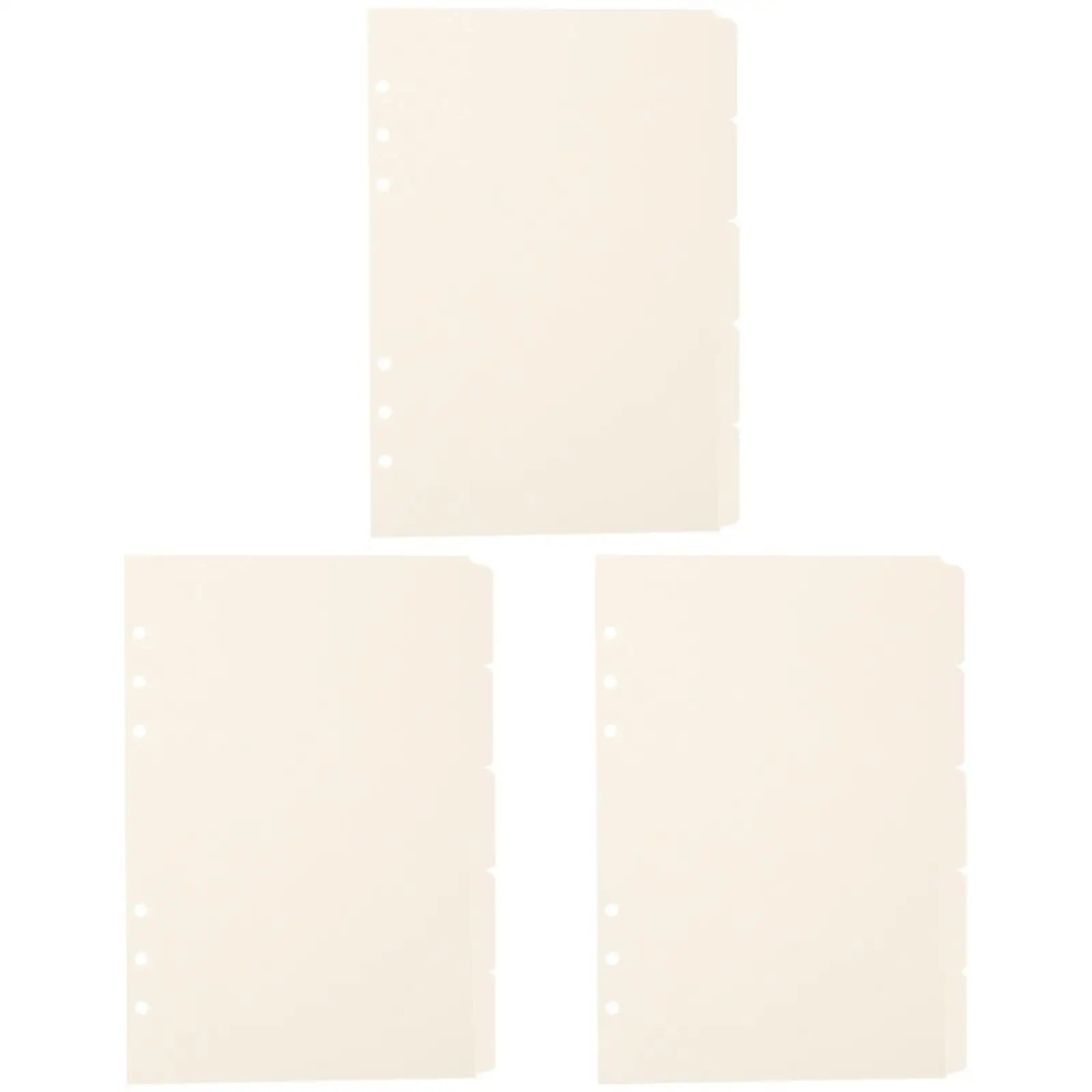 

15pcs A5 Index Dividers Black Binder Separators Notebook Page Organizers Writable Tabs Paper Supplies Office Stationery