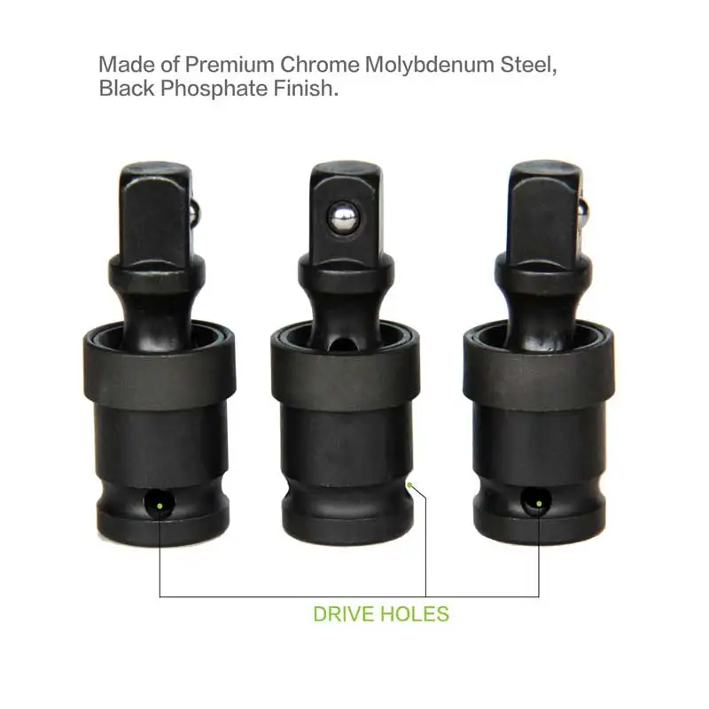 Air Cannon Pneumatic Universal Joint Adapter 360 Degree Rotary Joint Electric Wrench Socket Accessories Tool