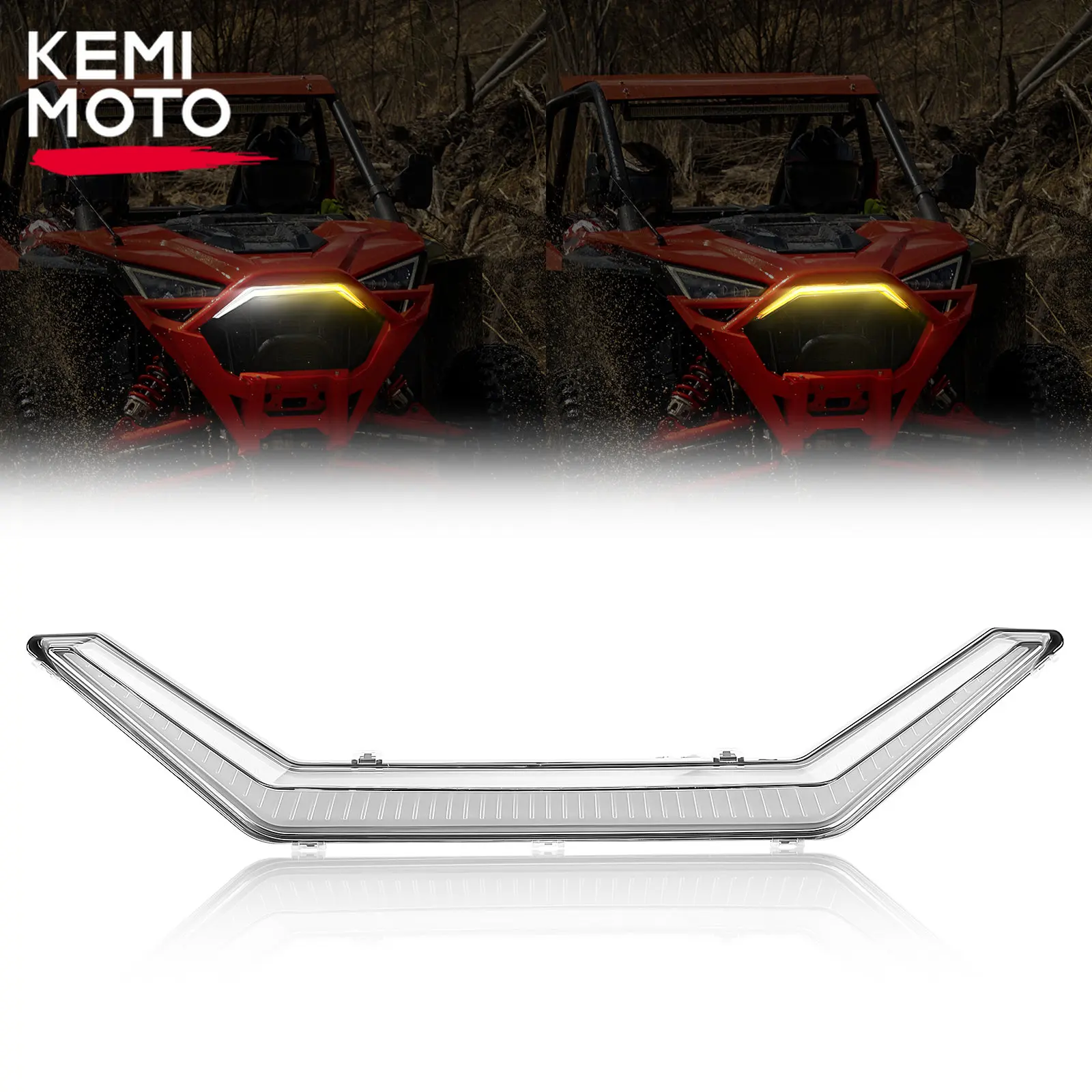 

KEMIMOTO 2884346 UTV Front Turn Signal Light Compatible with Polaris RZR PRO XP/4 PRO R Turbo R RZR PRO XP 2020-2023 2024