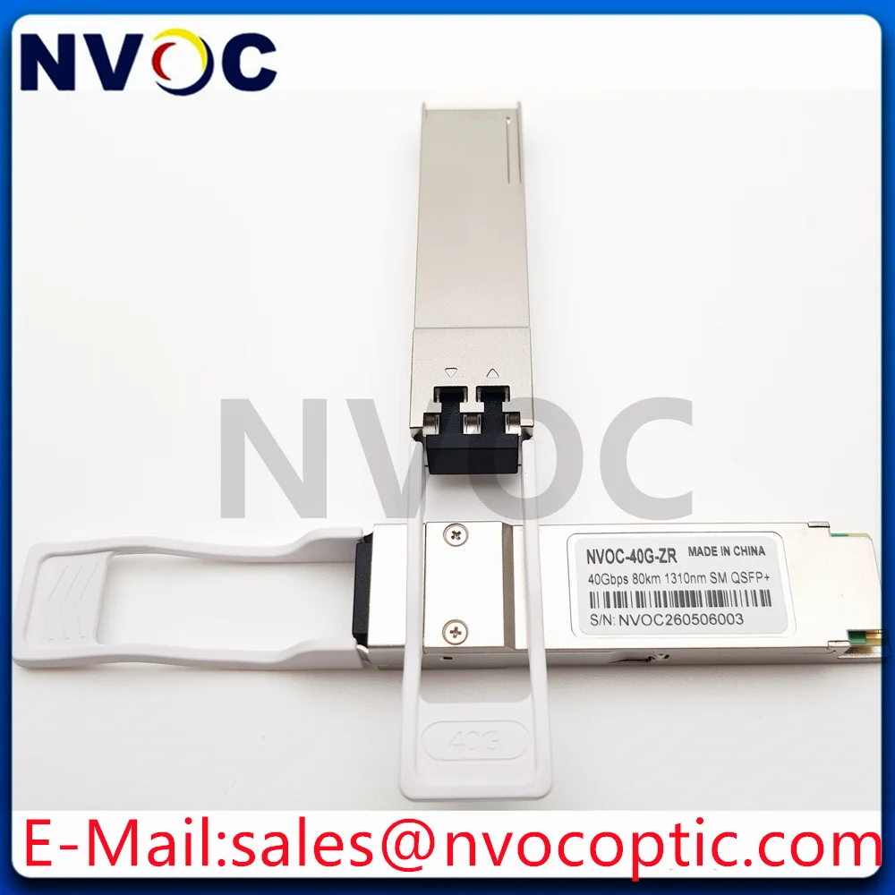 40Gbps QSFP+ ZR(EML+SOA+PIN),80km,Single Mode Duplex LC Module with HUAWEI code