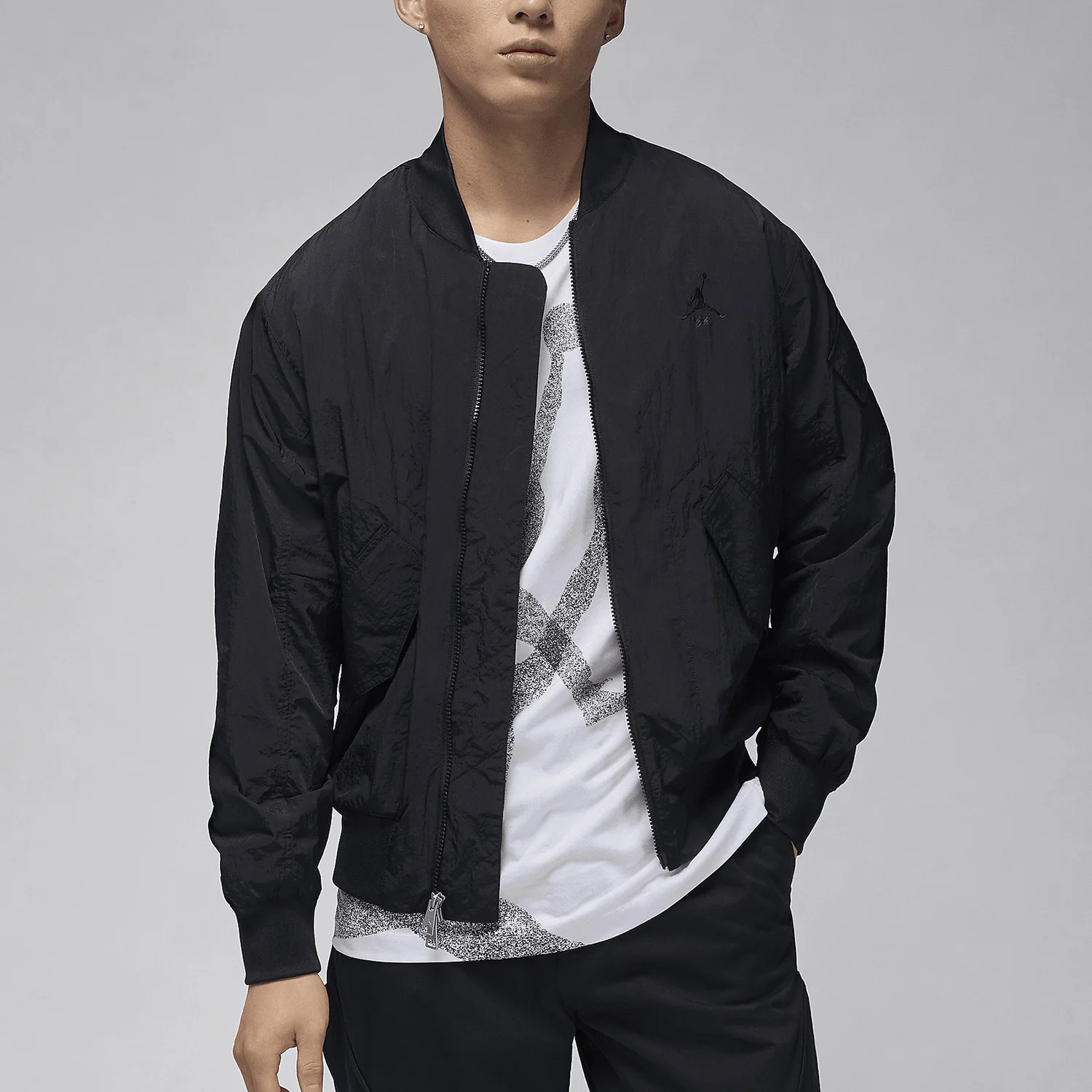 

Nike genuine Jordan Men's Basketball Woven Casual Training Jacket FN4624-010