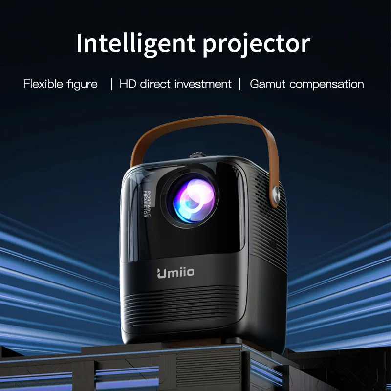 

Yinzam A008 1080P Android 9 HD Video Projector 1200 ANSI MAX 4K Mini Projector WiFi6 BT5 with HDR10+ Al Voice Remote Control