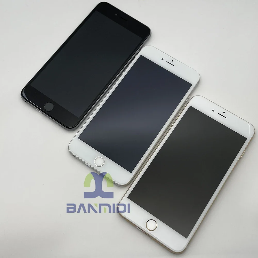 هاتف Apple iPhone 6 Plus 6P المحمول مقاس 5.5 بوصة 16/64/128 جيجابايت ROM ثنائي النواة IOS كاميرا 8 ميجابكسل 3G 4G LTE بصمة أصلية غير مقفلة
