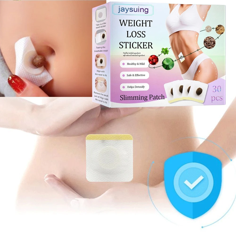 

1 SET Fat Burning Patch Navel Sticker Slimming Products Fat Burning Losing Weight Cellulite Fat Burner Natural Herbs Navel Stick